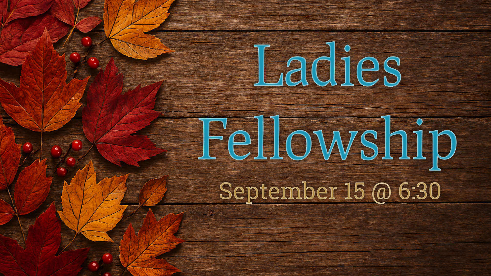 2509 – Ladies Fellowship